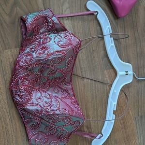 2 piece beaded formal dress